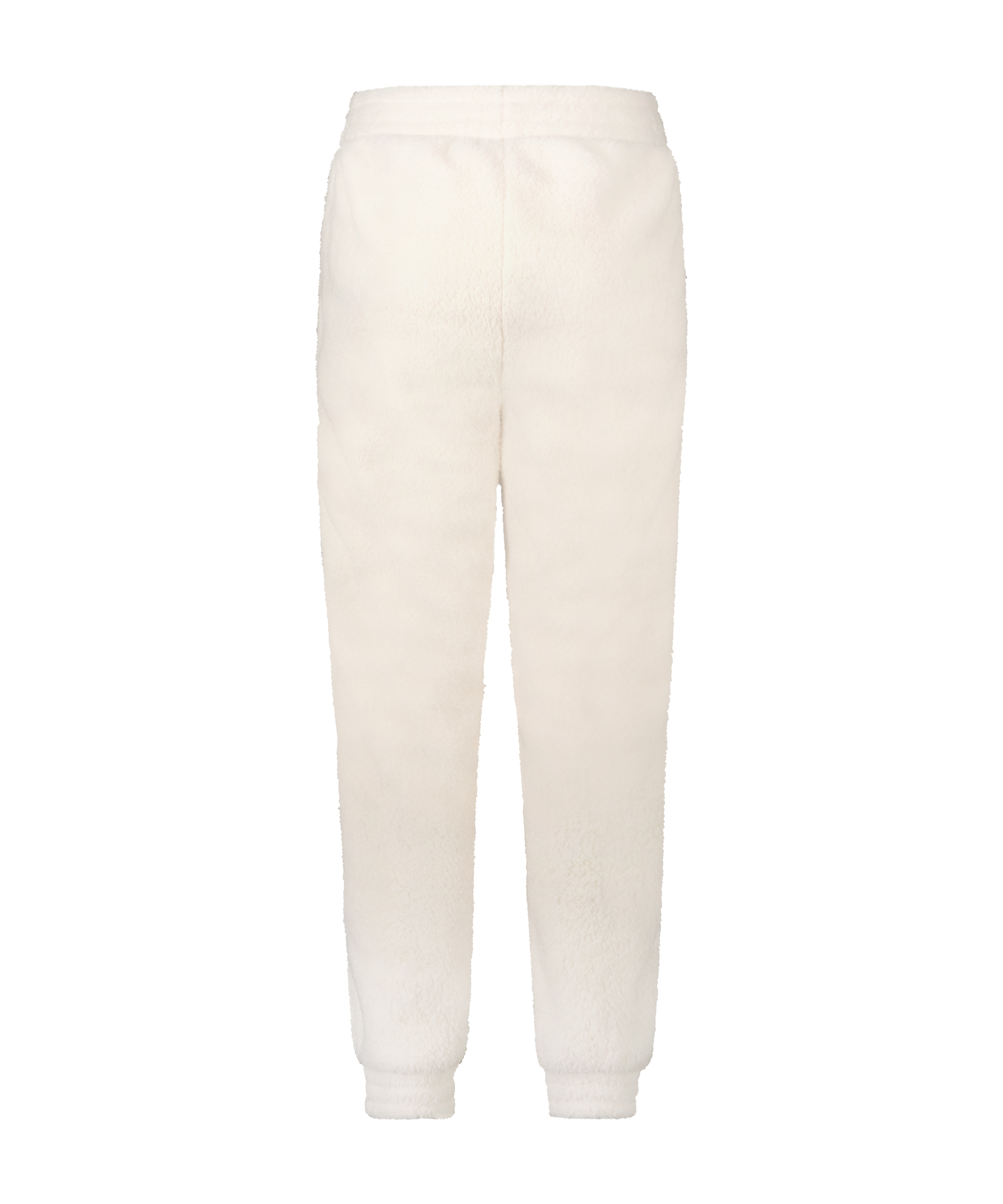 Pantalón de chándal de tejido polar tallas grandes, Blanco, main