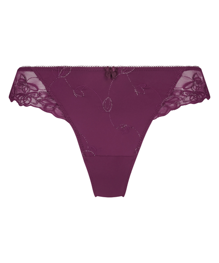 Tanga pantalón corto Diva, Morado