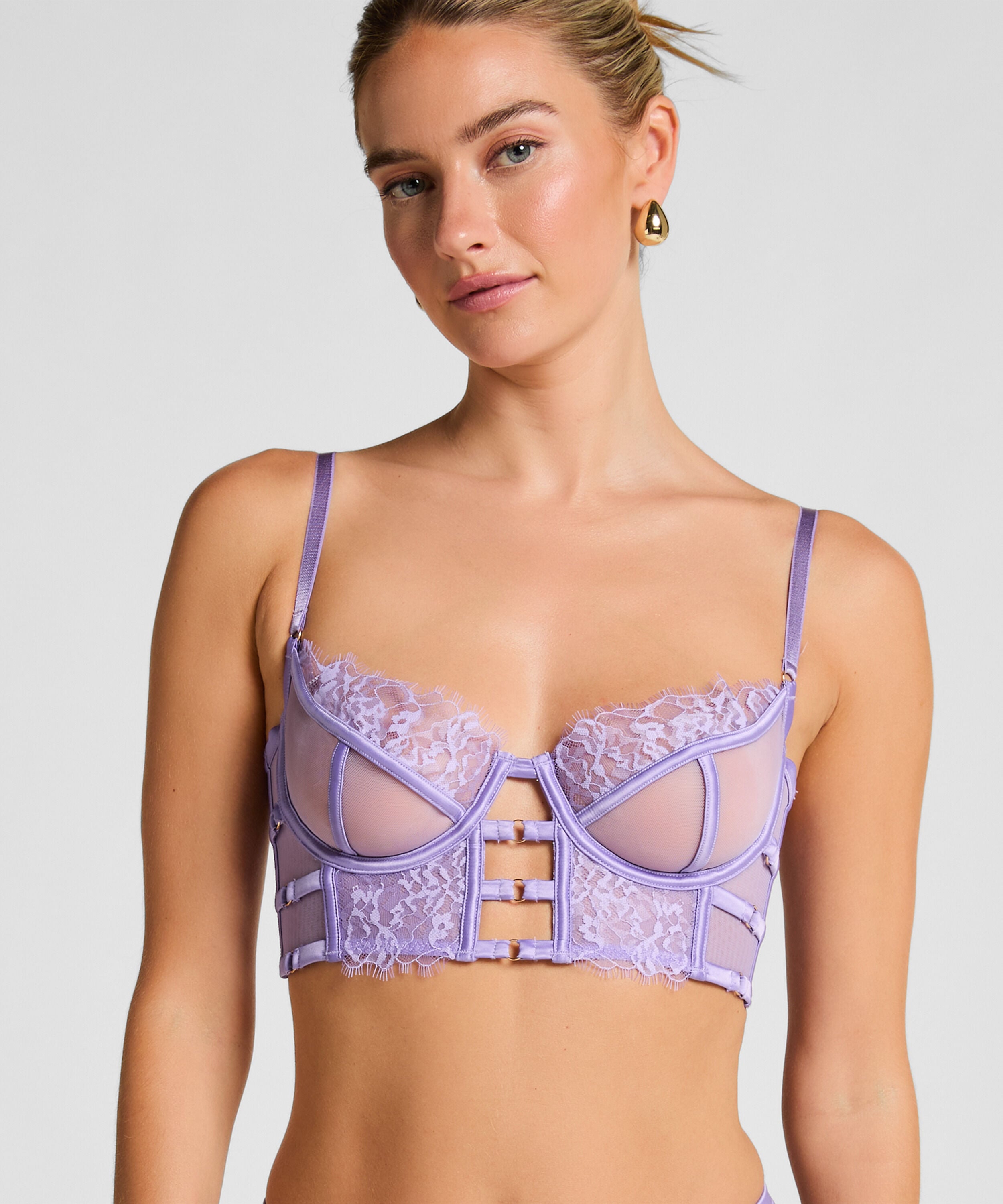 Sujetador longline de aros preformado Nienke