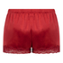 Short Velours Lace, Rojo