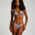 Braguita de Bikini Cheeky Tanga Doha Zebra, Blanco