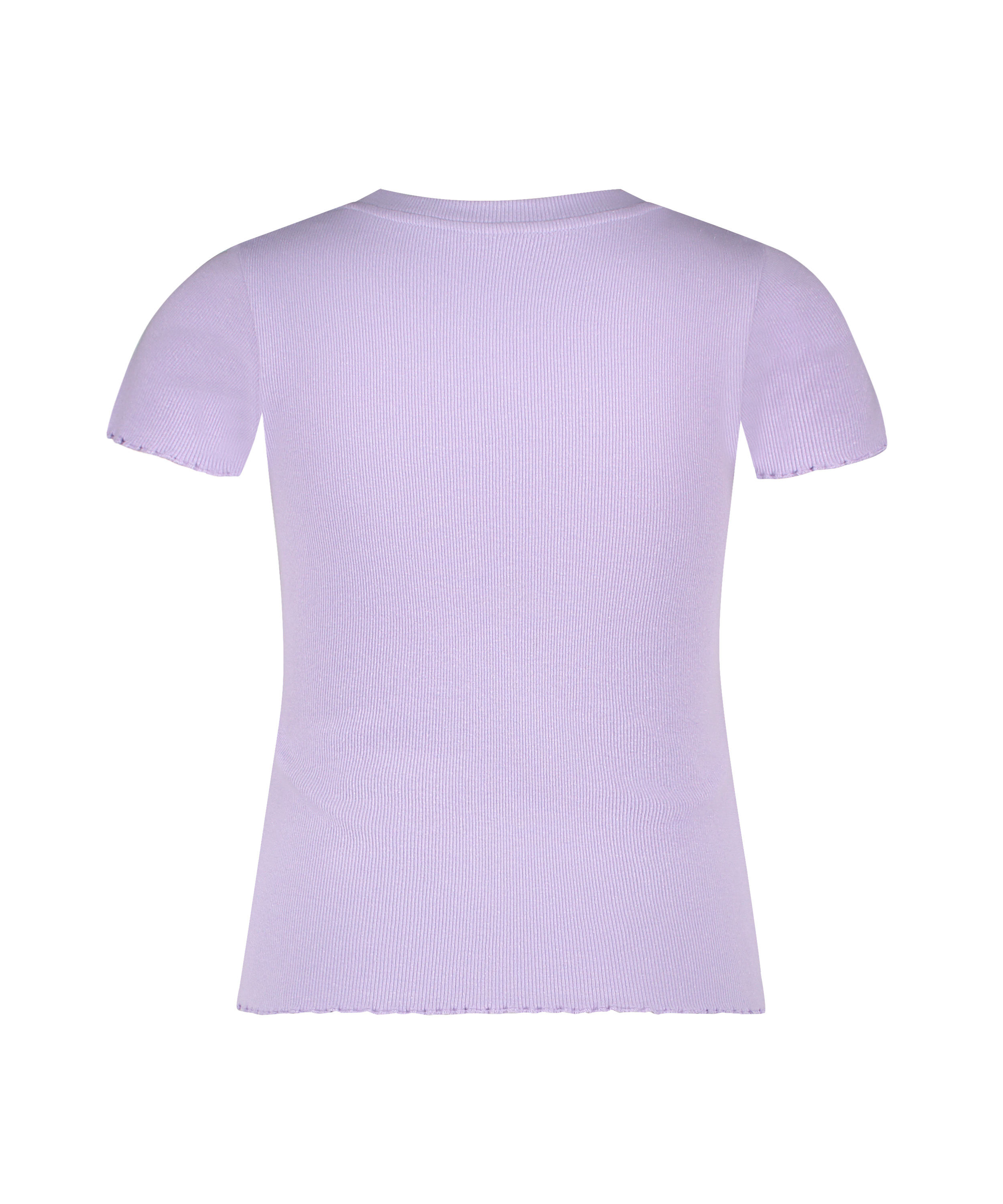 Camiseta de algod&oacute;n de manga corta, Morado, main