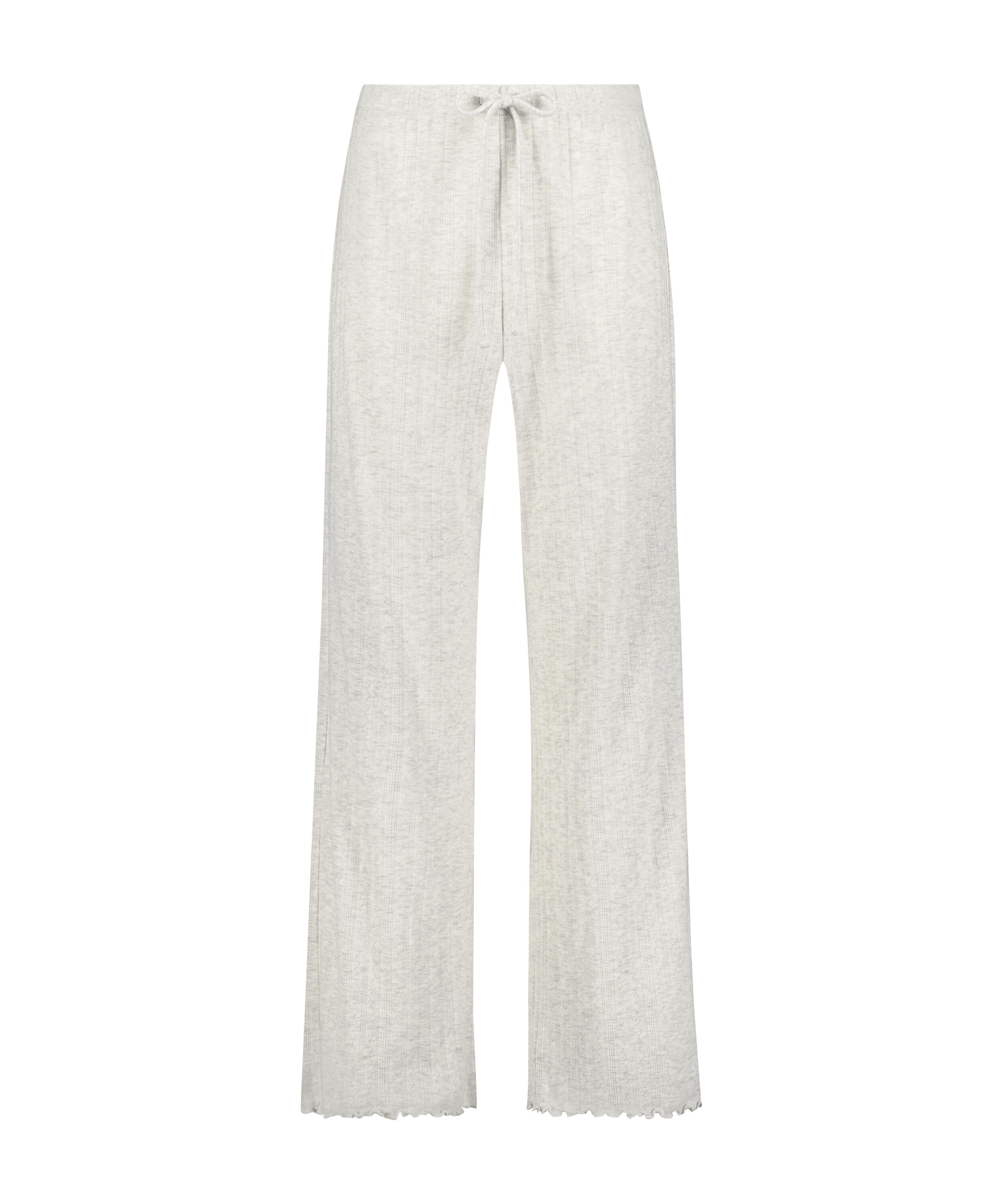 Pantal&oacute;n de pijama Pointelle, Beige
