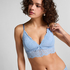 Bralette triangular Posie, Azul