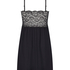 Vestido lencero Nora Lace, Negro