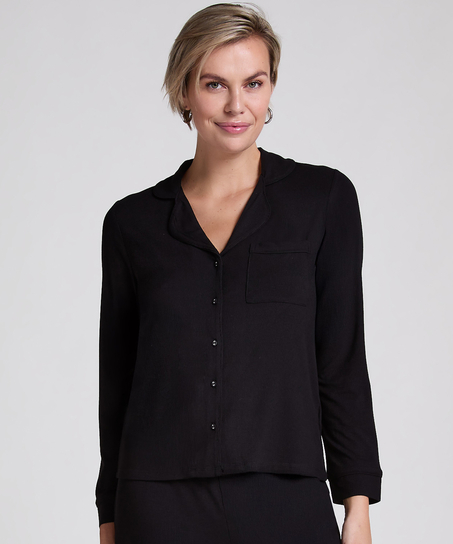 Chaqueta Rib Essential, Negro