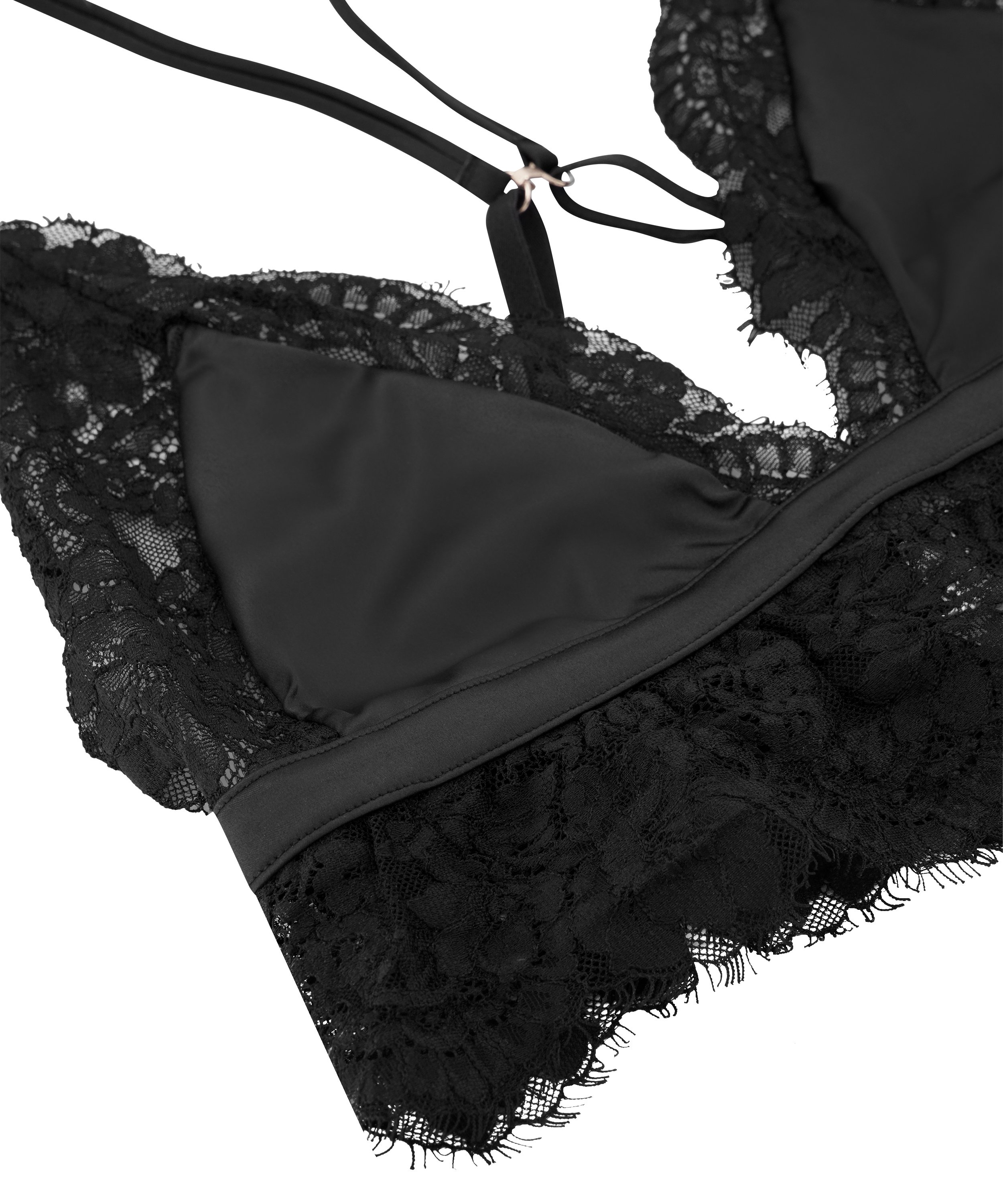 Bralette Valerie, Negro, main