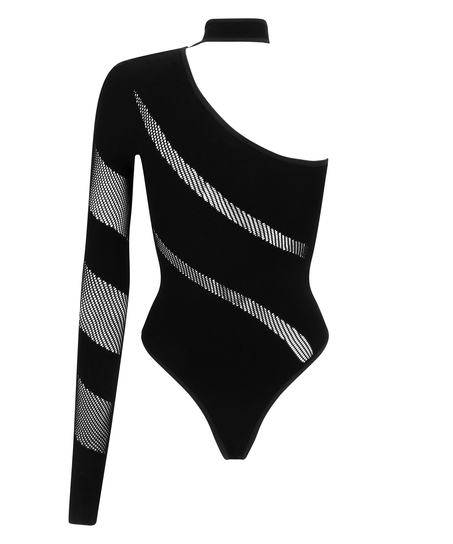 Bodi asimétrico, Negro