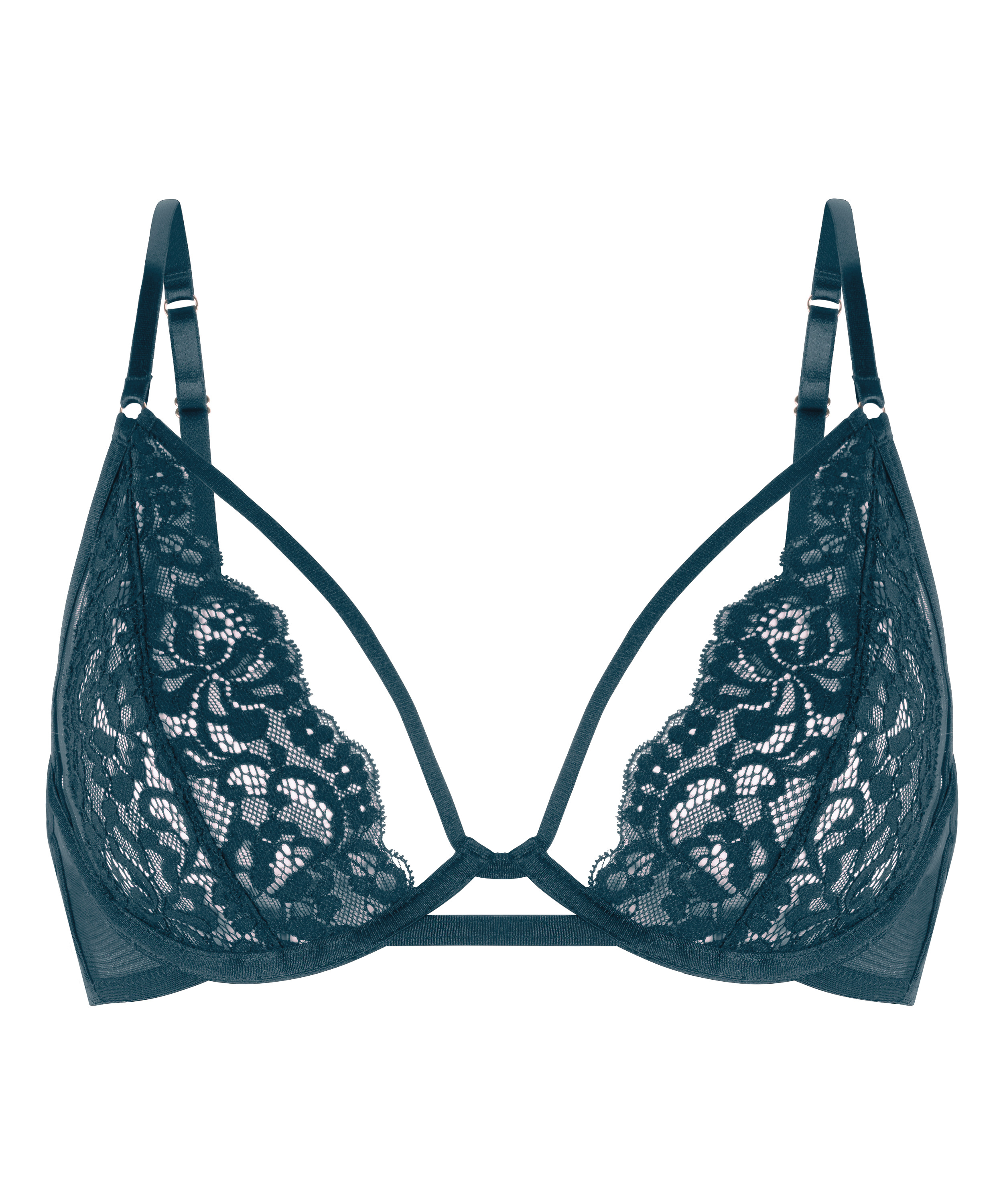 Sujetador sin aros y sin copas Cinnamon, Azul, main