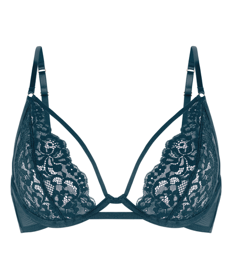 Sujetador sin aros y sin copas Cinnamon, Azul