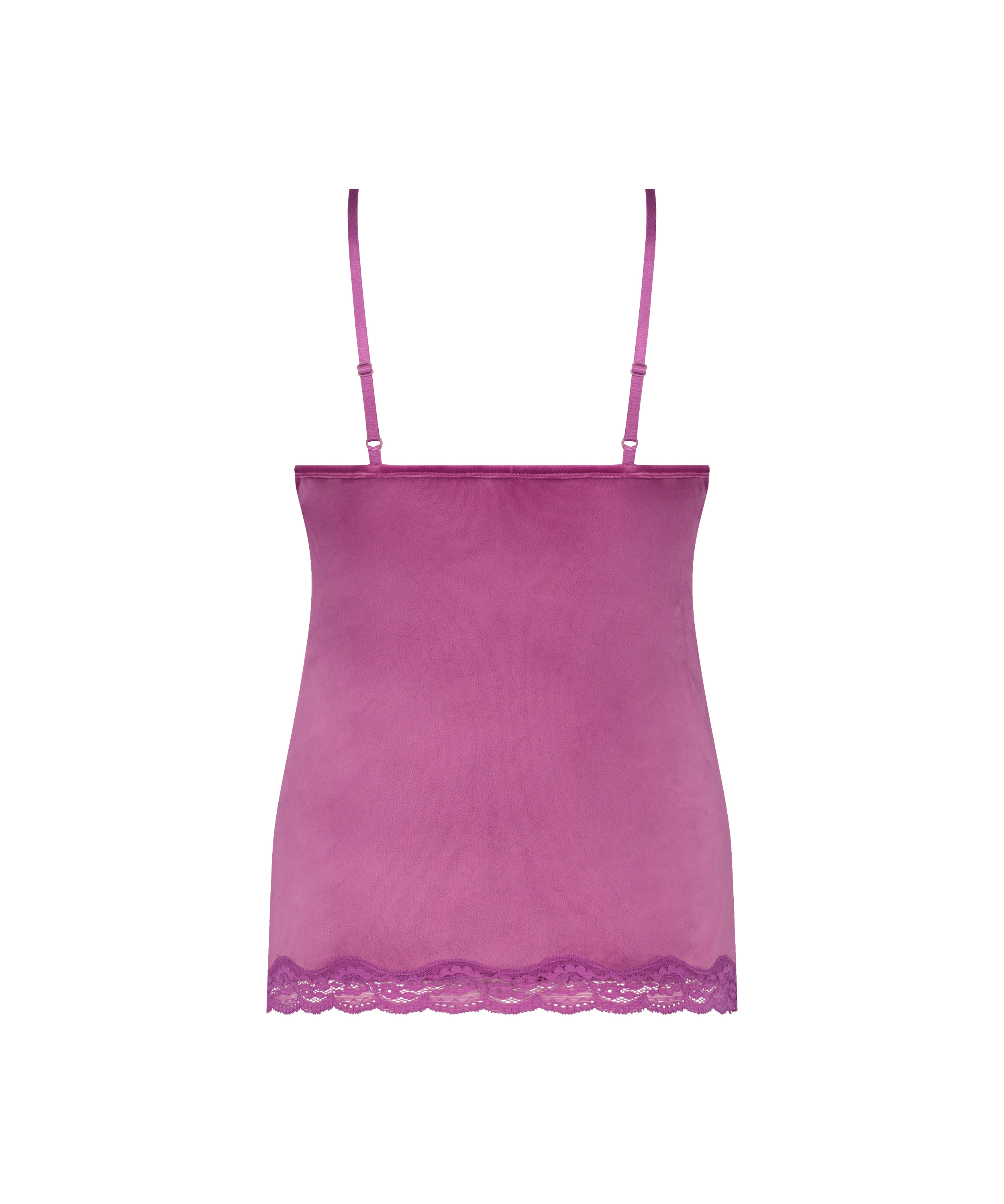 Camiseta top Velours Lace, Morado, main
