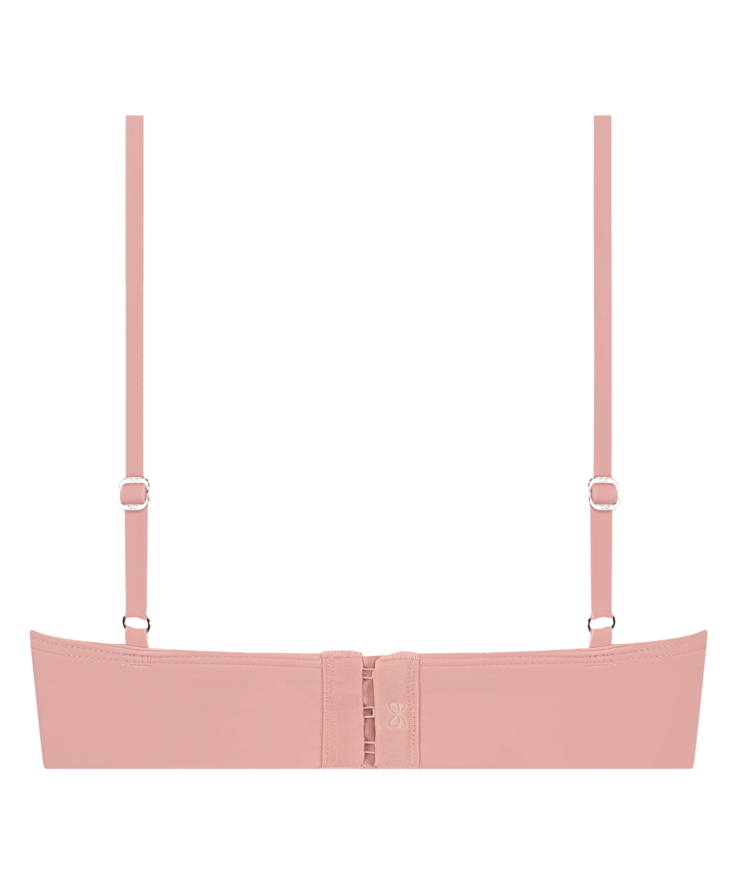 Triangular Bralette Smooth, Rosa, main
