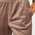 Pantalones de deporte Velours, marrón