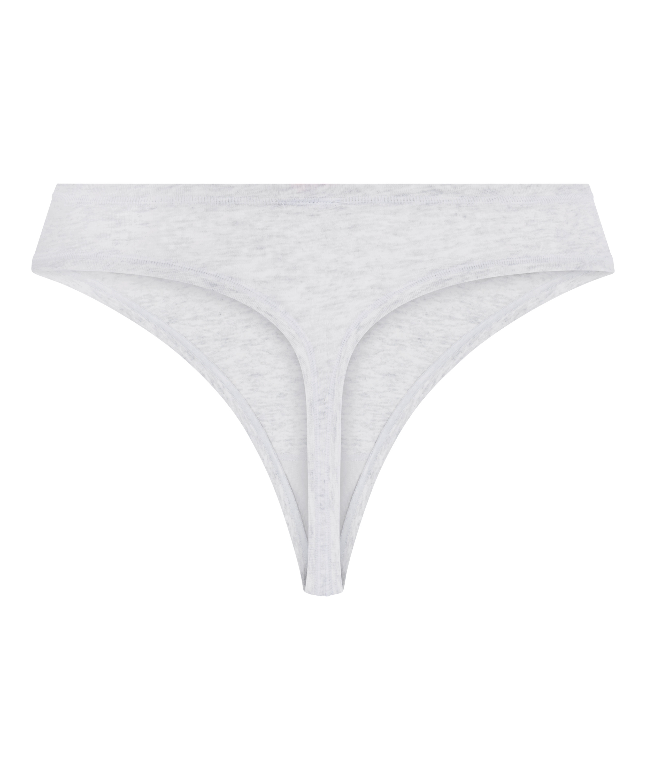 Tanga de algodón suave, Gris, main