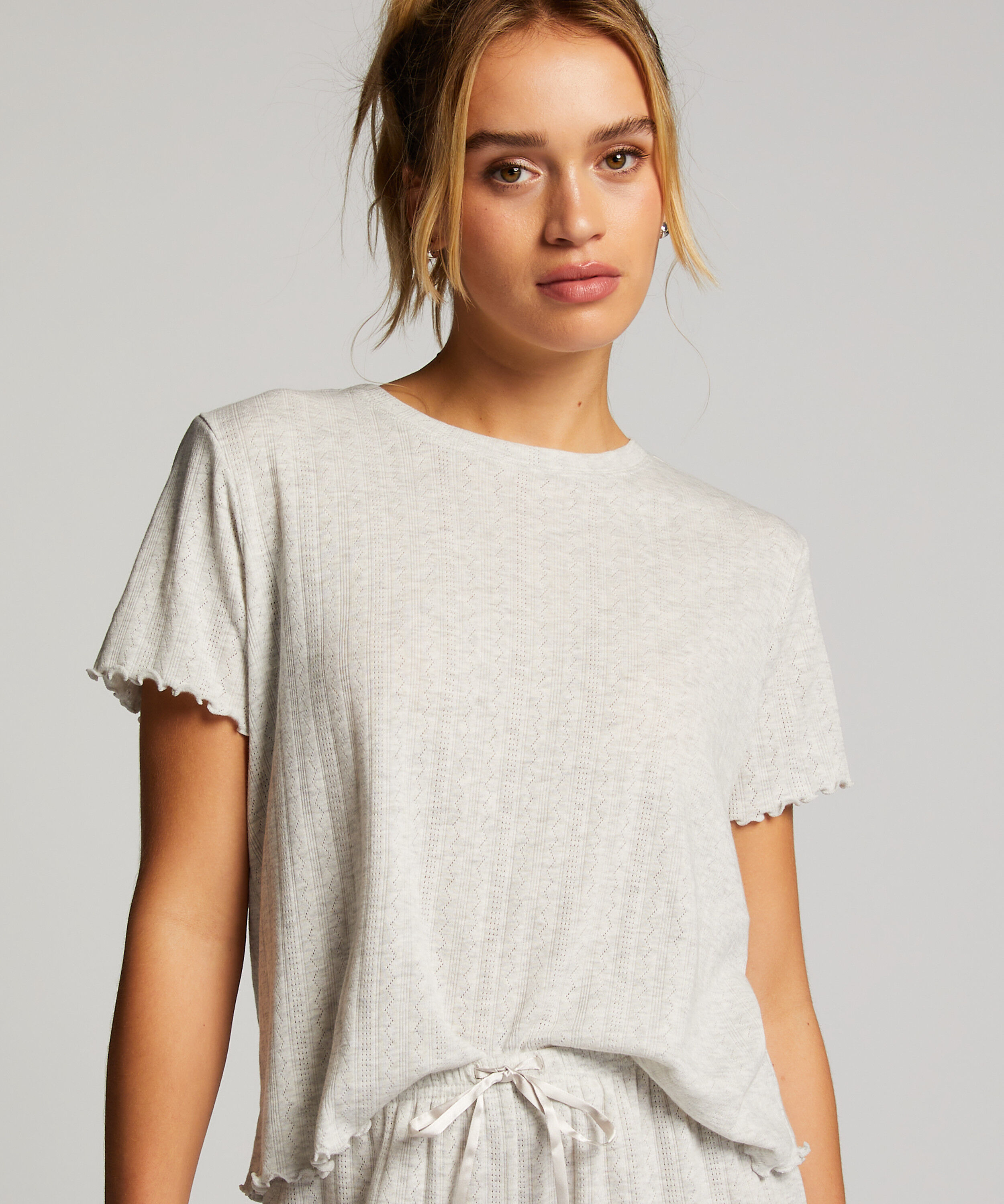 Top de pijama, Beige