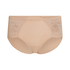 Superslip midi de encaje, Beige