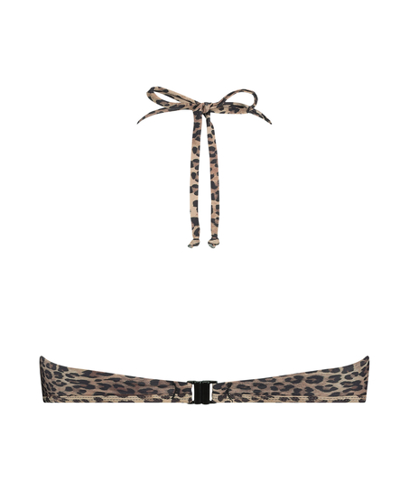 Top de bikini Cannes, Marrón