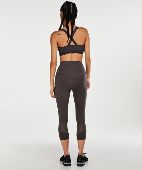 HKMX Sujetador deportivo The Pro Level 3, Gris