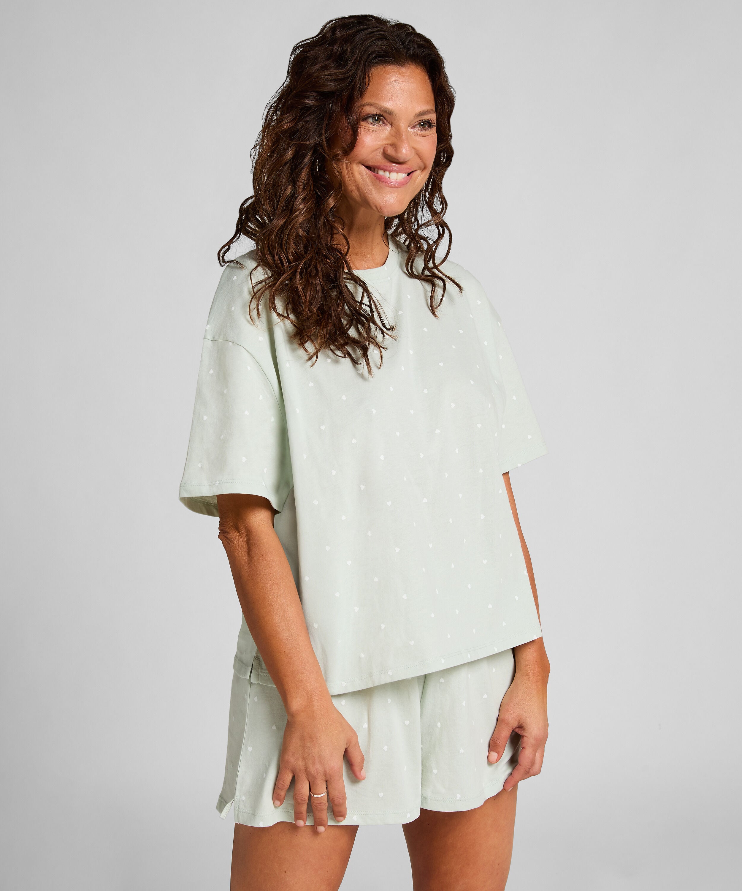 Conjunto de Pijama de Algodón, Verde