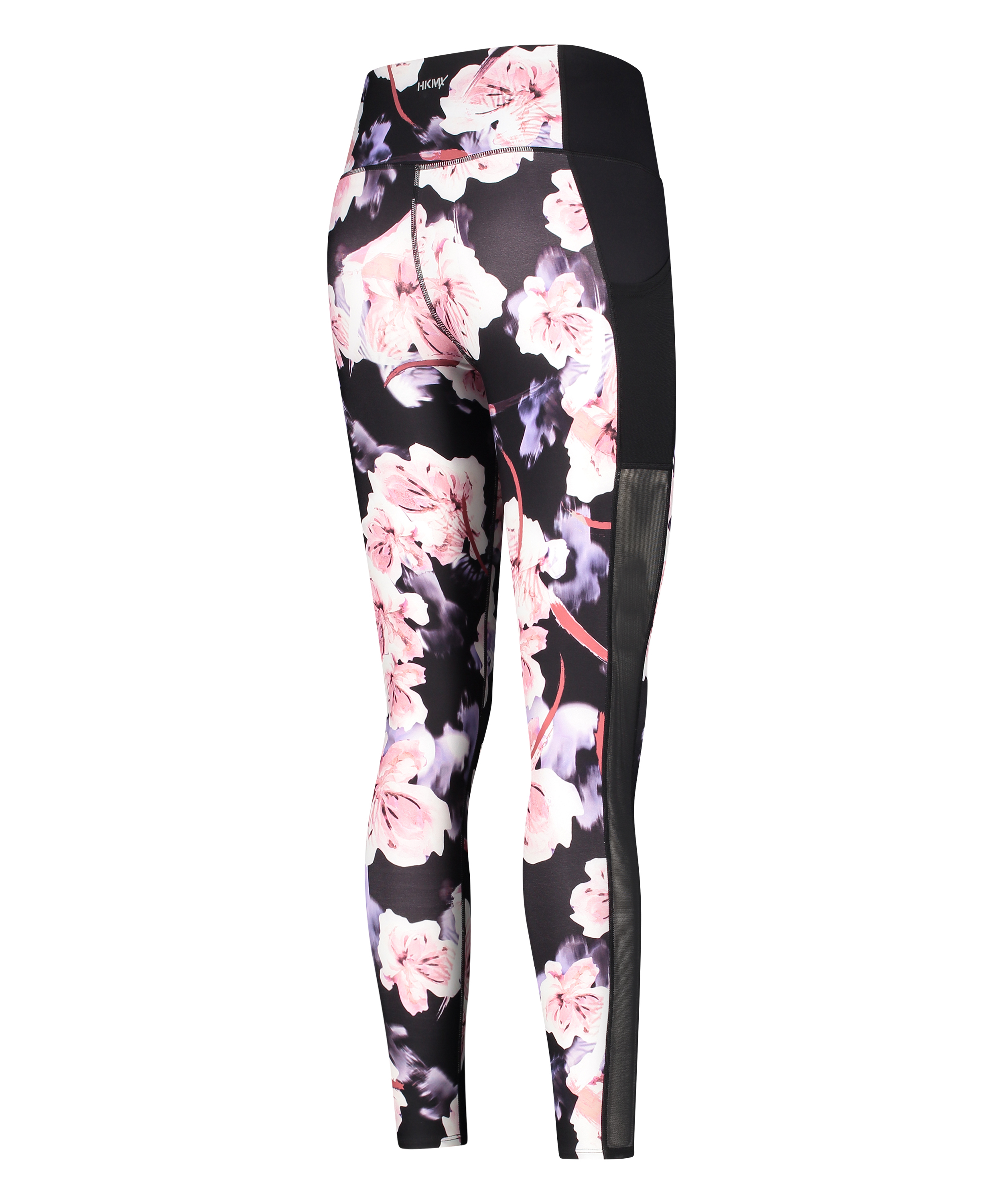 Mallas deportivas de cintura regular y de nivel 2 de HKMX, Negro, main