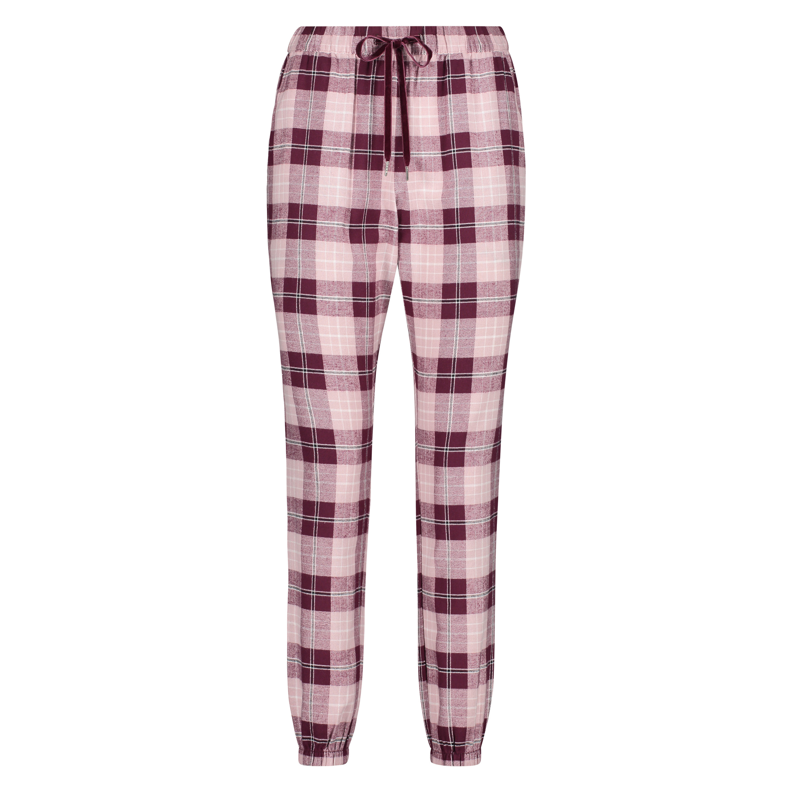 Pantal&oacute;n de pijama Twill Check, Morado, main