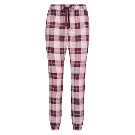 Pantal&oacute;n de pijama Twill Check, Morado