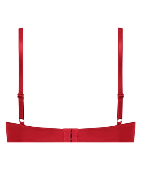 Sujetador con aros preformado Plunge, Rojo