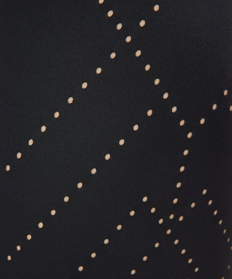 HKMX Legging deportivo de tiro alto Naira, Negro