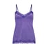 Camiseta top Velours Lace, Morado