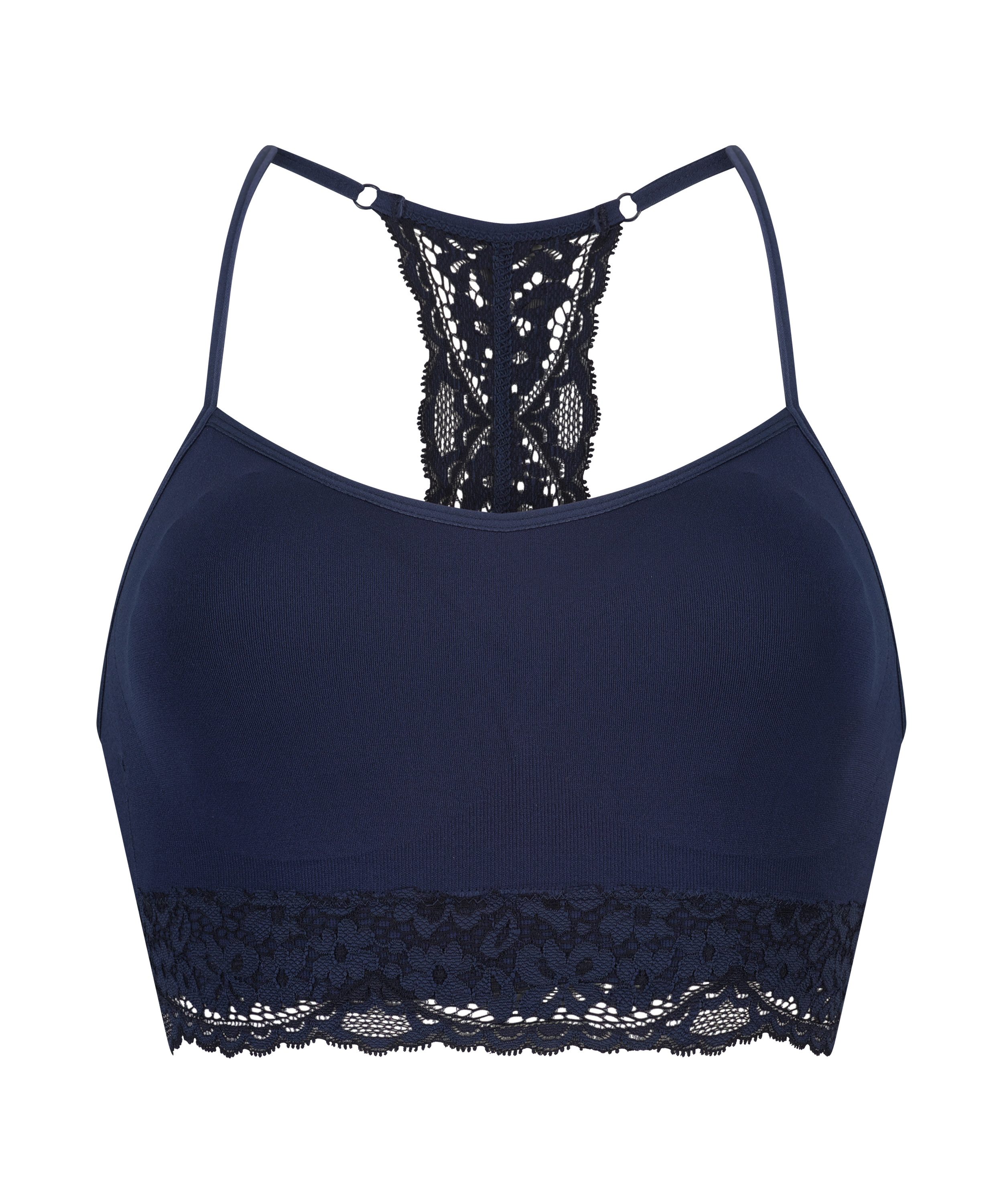 Bralette sin costuras Marine, Azul, main