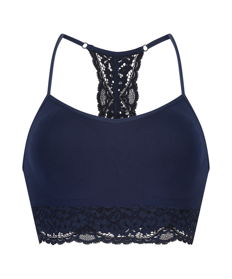 Bralette sin costuras Marine, Azul