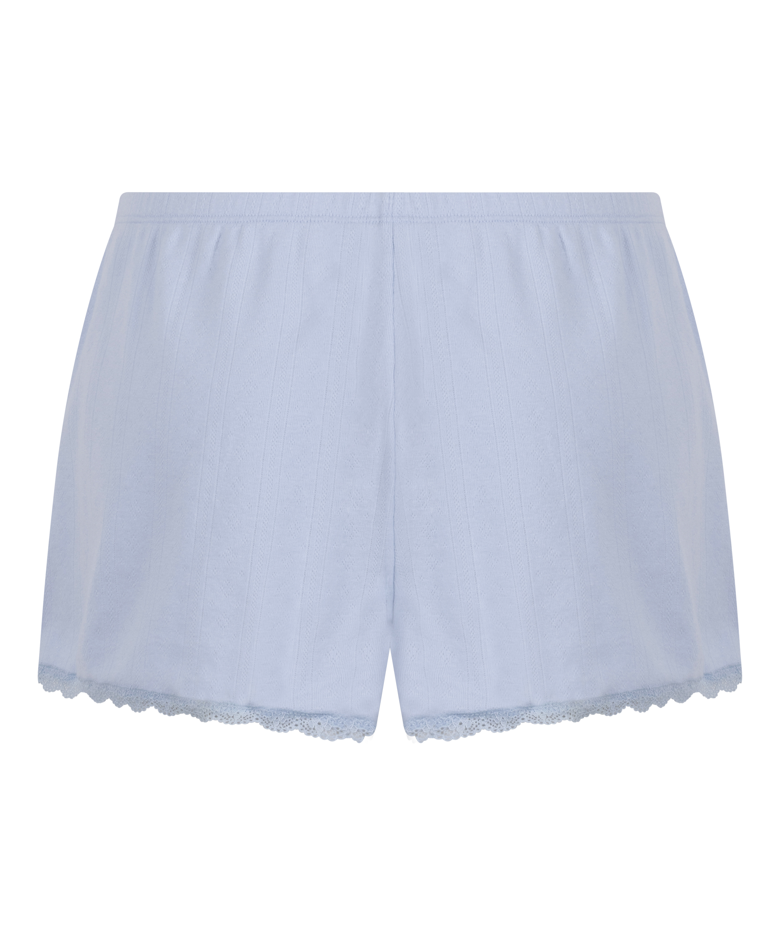 Short en pointelle, Azul, main