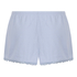 Short en pointelle, Azul