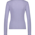 Top de pijama Henley, Morado