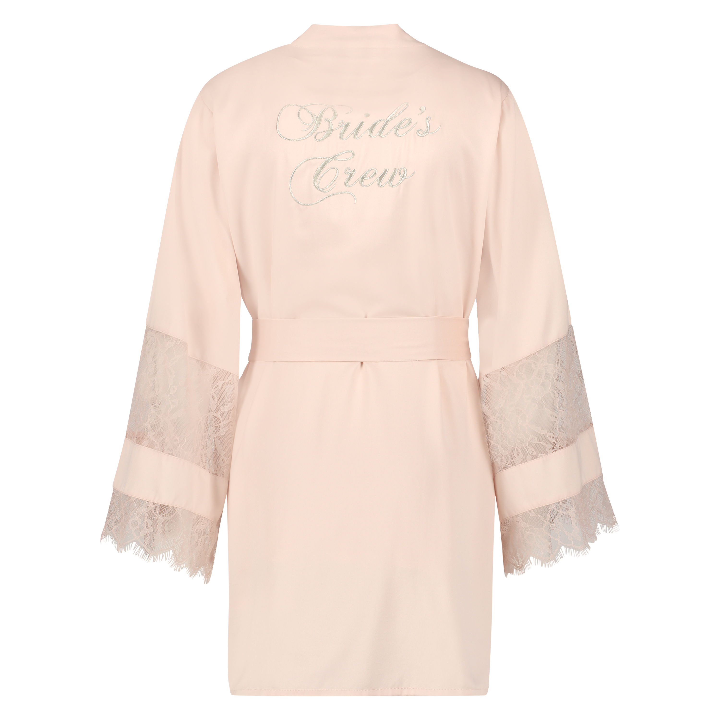 Kimono de sat&eacute;n Bridal, Rosa, main