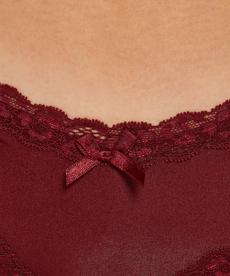 Brasileña en forma de V micro, Rojo