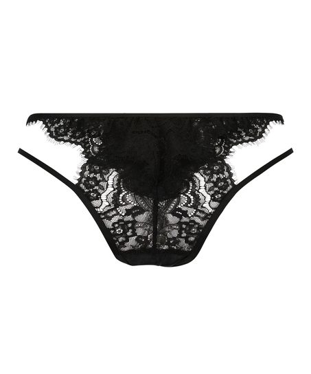 Brasile&ntilde;a de tiro alto de entrepierna abierta Portia, Negro