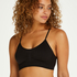 Bralette sin costuras Marine, Negro