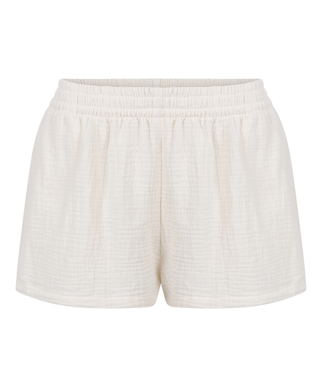 Short de muselina, Blanco