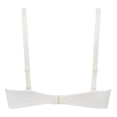 Sujetador de aros no preformado Satin Fleece, Blanco