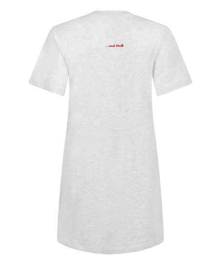 Camis&oacute;n de escote redondo, Gris