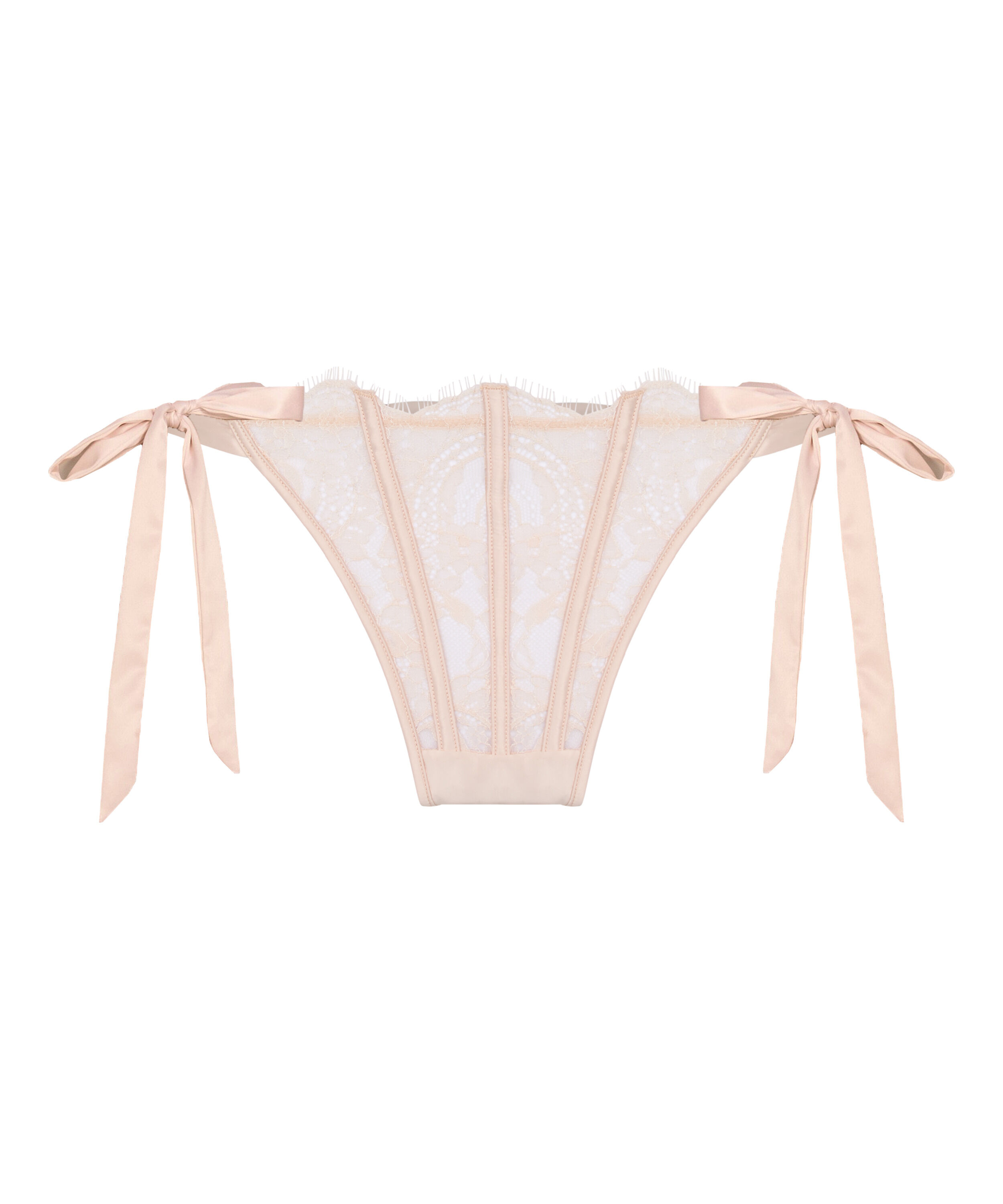 Tanga de corte alto Sylvia, Beige Tanga de corte alto Sylvia, Beige