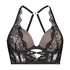 Sujetador longline push-up de aros preformado Margaret Lucy Hale, Negro