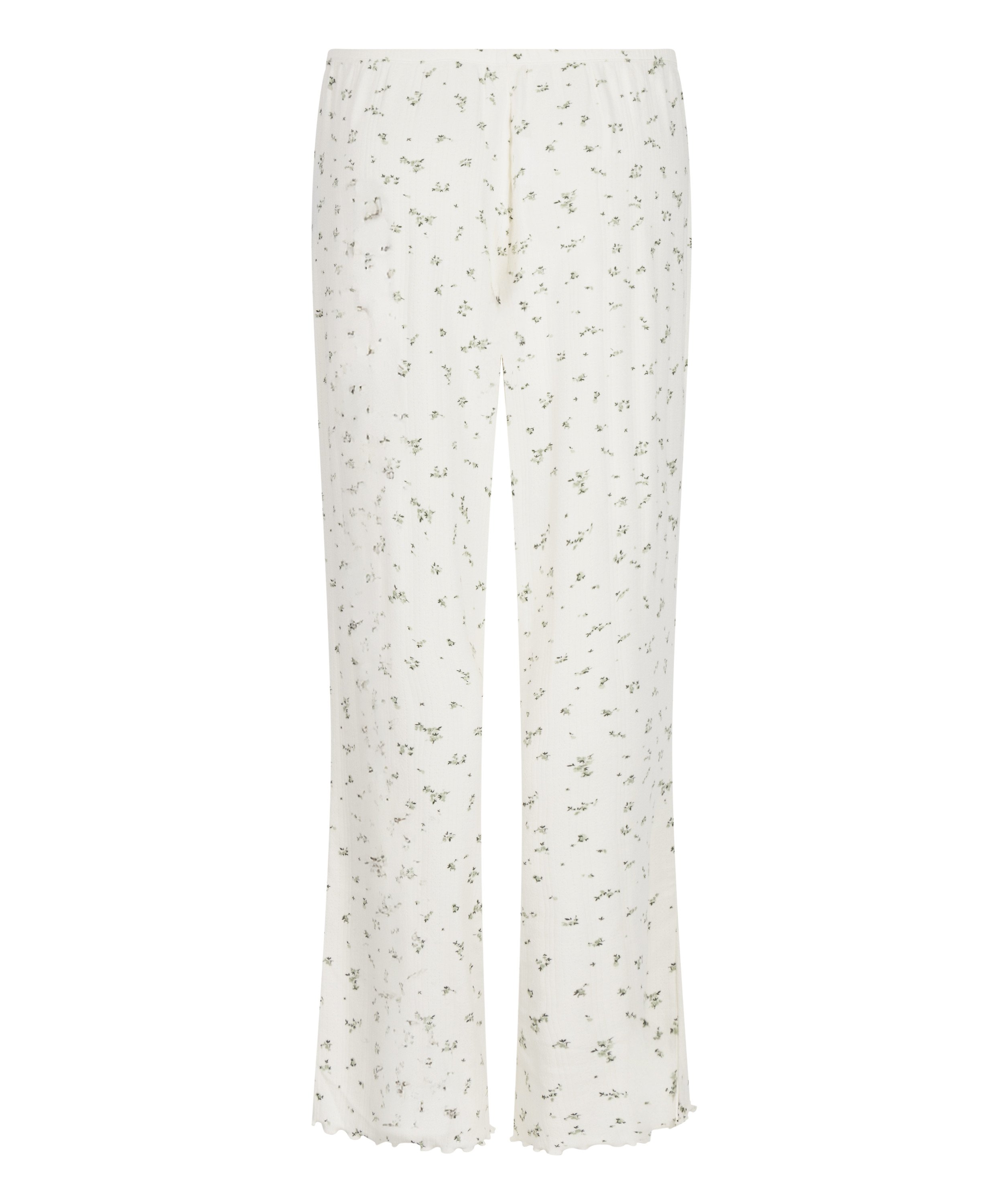 Pyjama Pant Loose Pointelle, Blanco, main