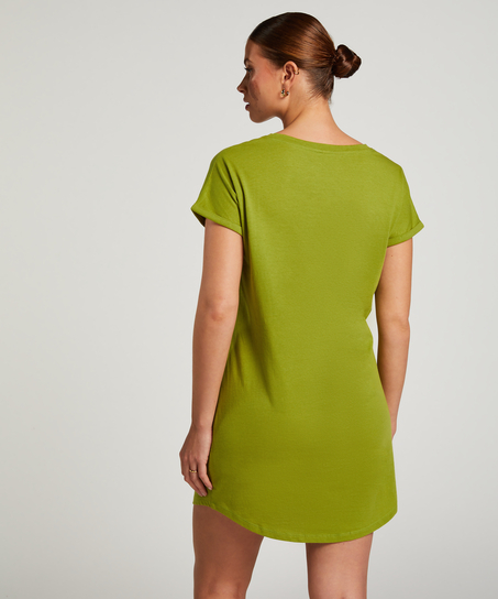 Camisón de escote redondo, Verde