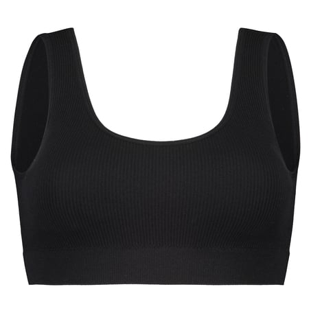 Bralette sin costuras, Negro