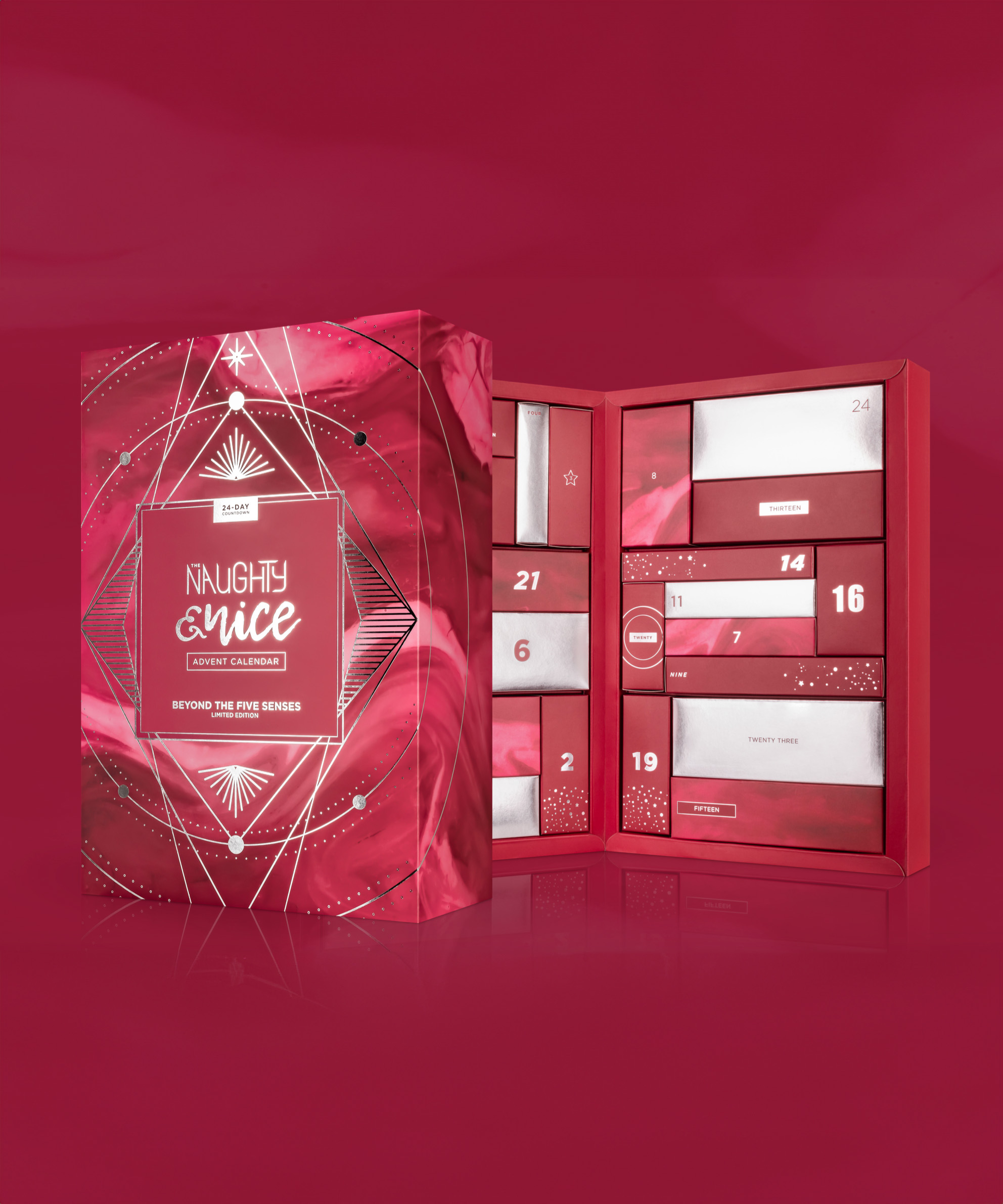 Private Naughty & Nice Calendario de Adviento, Rojo, main