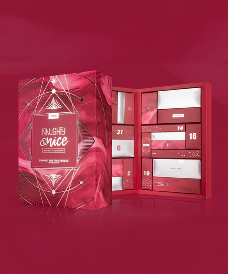 Private Naughty & Nice Calendario de Adviento, Rojo