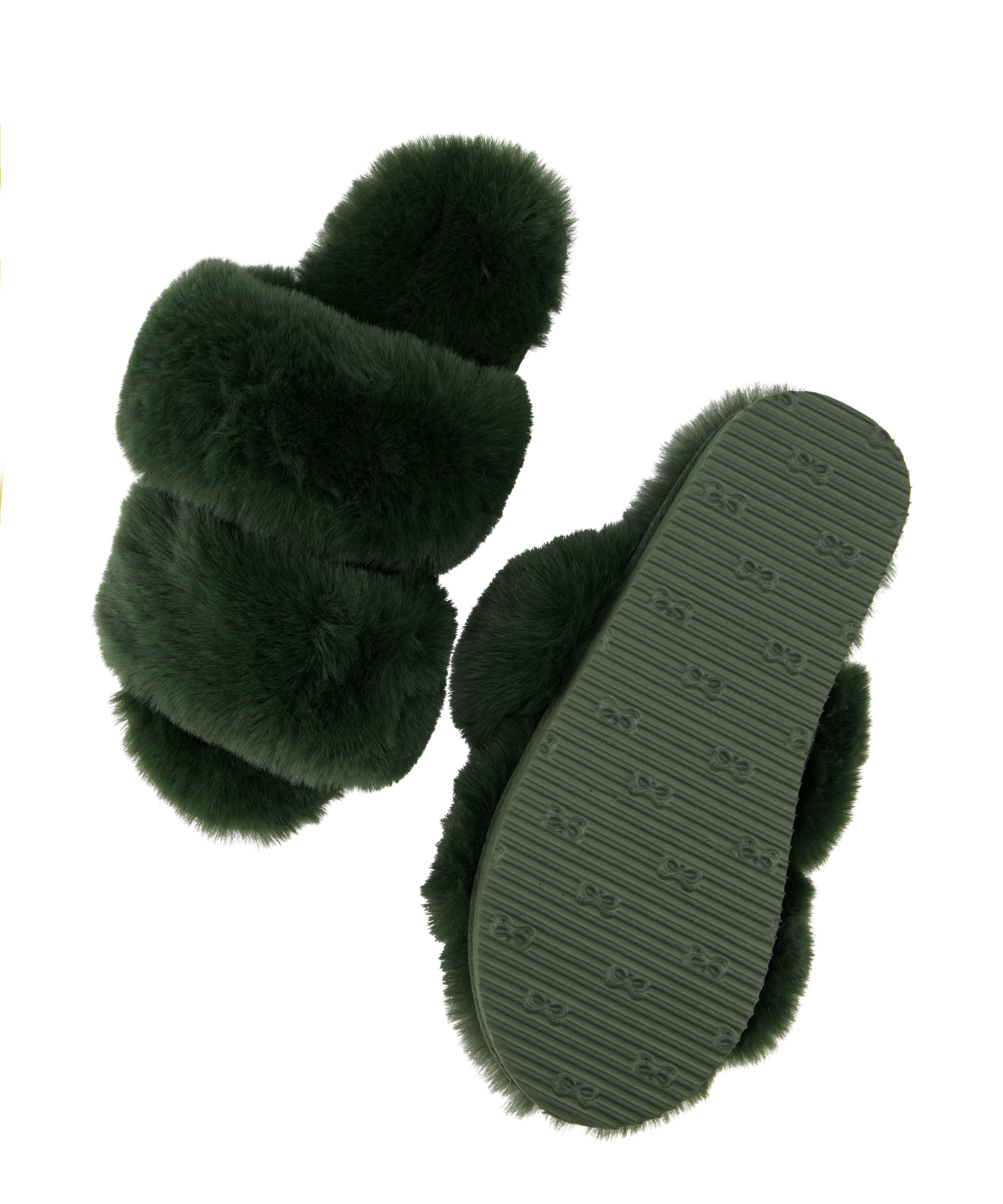 Zapatillas Fake Fur, Verde, main