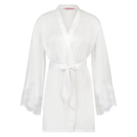 Kimono Satin, Blanco